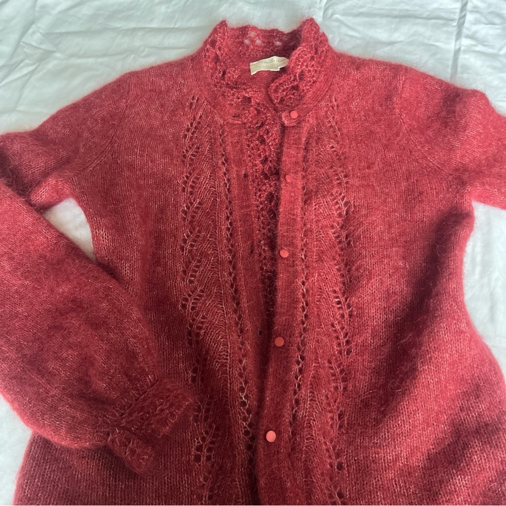 Sezane mohair cardigan XS